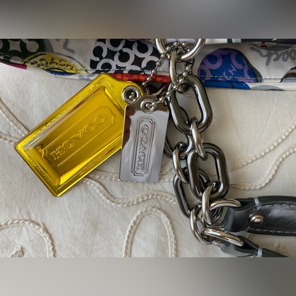 Coach RARE VINTAGE Poppy Handbag - Picture 6 of 14